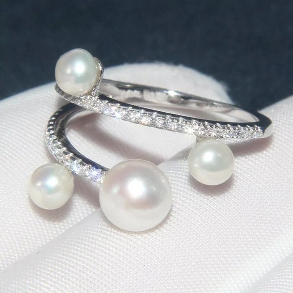ring a pearl female couple design the same 2021 fashion jewelry women's year gift, Silver
ring a pearl female couple design the same 2021 fashion jewelry women's year gift, Silver