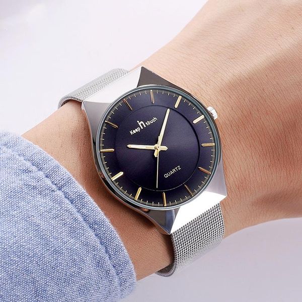 wristwatches couple watch stainless steel quartz wristwatch fashion simple men business ladies gift 3bar waterproof reloj, Slivery;brown
wristwatches couple watch stainless steel quartz wristwatch fashion simple men business ladies gift 3bar waterproof reloj, Slivery;brown