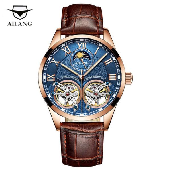 wristwatches ailang mechanical double tourbillon business brand watch men automatic waterproof fashion casual skeleton clock, Slivery;brown
wristwatches ailang mechanical double tourbillon business brand watch men automatic waterproof fashion casual skeleton clock, Slivery;brown