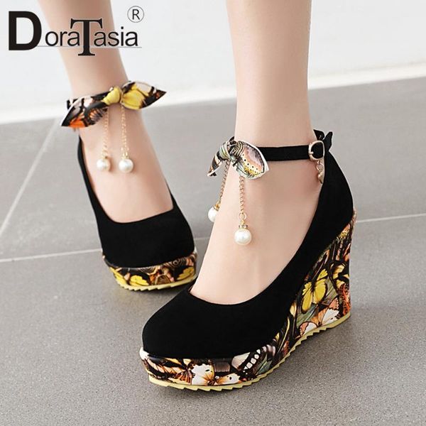 dress shoes doratasia ladies spring print platform pumps 2021 fashion high women party wedding wedges woman, Black
dress shoes doratasia ladies spring print platform pumps 2021 fashion high women party wedding wedges woman, Black