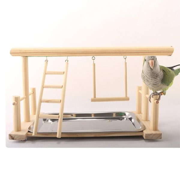 bird standing parrot training frame with tray pet supplies toys wooden climbing accessory cages
bird standing parrot training frame with tray pet supplies toys wooden climbing accessory cages