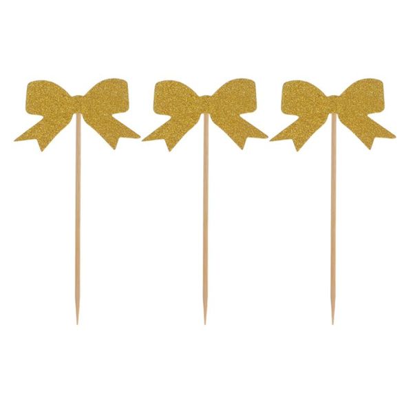 50pcs glitter bowknot cake ers paper picks cupcake decor party supplies (golden) other festive &
50pcs glitter bowknot cake ers paper picks cupcake decor party supplies (golden) other festive &