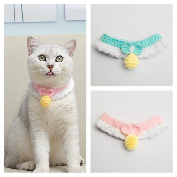 cat collars & leads diy wool knitted bib collar handmade cute pet saliva towel adjustable small dog accessories
cat collars & leads diy wool knitted bib collar handmade cute pet saliva towel adjustable small dog accessories
