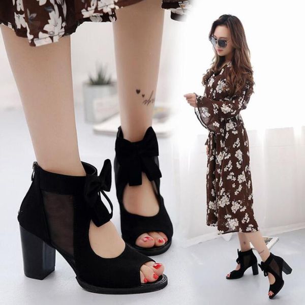 dress shoes 2021 summer fashion cool boots hollow bow ladies landals back zipper fish mouth women's sandalias de verano para mujer, Black
dress shoes 2021 summer fashion cool boots hollow bow ladies landals back zipper fish mouth women's sandalias de verano para mujer, Black