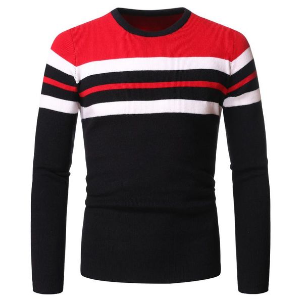men's sweaters round neck sweater winter warm fashion knitted pullover color block striped casual grandpa top, White;black
men's sweaters round neck sweater winter warm fashion knitted pullover color block striped casual grandpa top, White;black