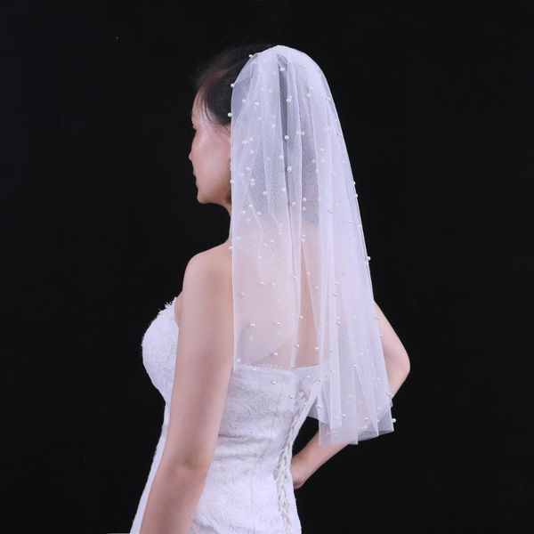 bridal veils v05 bride wedding women accessories girl cape veil thin one-layer yarn with white ivory female decorations, Black
bridal veils v05 bride wedding women accessories girl cape veil thin one-layer yarn with white ivory female decorations, Black