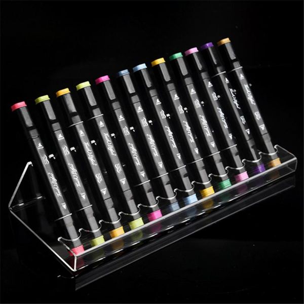 clear acrylic marker pen display multi-functional exhibition stand pens brush organizer storage hooks & rails
clear acrylic marker pen display multi-functional exhibition stand pens brush organizer storage hooks & rails
