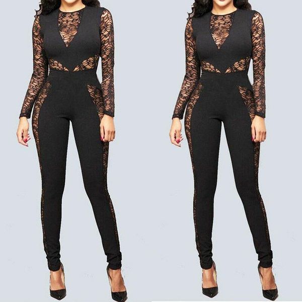 women's jumpsuits & rompers women ladies fashion casual summer jumpsuit bodycon solid long sleeve party trousers, Black;white
women's jumpsuits & rompers women ladies fashion casual summer jumpsuit bodycon solid long sleeve party trousers, Black;white