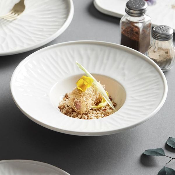 dishes & plates ceramic pure white home nordic high-end steak western flat plate pasta straw hat dinner el special tableware
dishes & plates ceramic pure white home nordic high-end steak western flat plate pasta straw hat dinner el special tableware
