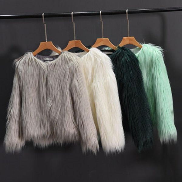 women's fur & faux fashion coat imitation colorful furry lamb wool leather jacket shaggy sheepskin, Black
women's fur & faux fashion coat imitation colorful furry lamb wool leather jacket shaggy sheepskin, Black