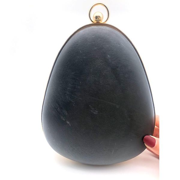 bag parts & accessories evening fashion diy six inch egg shape clutch purse box metal frame with hanging light gold, Black
bag parts & accessories evening fashion diy six inch egg shape clutch purse box metal frame with hanging light gold, Black
