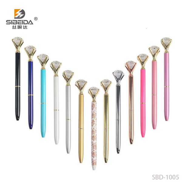 painting pens multi color large diamond metal ball point advertising gift pen complete, Black;red
painting pens multi color large diamond metal ball point advertising gift pen complete, Black;red