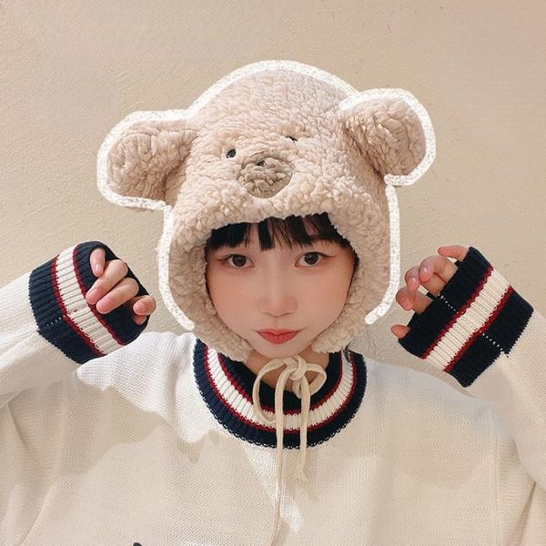 beanies cute little bear ear plush hat lamb double thick warm bomber hats winter student girl protect skullcap skullies
beanies cute little bear ear plush hat lamb double thick warm bomber hats winter student girl protect skullcap skullies
