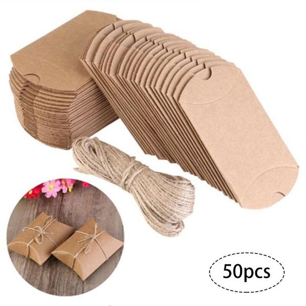 christmas decorations 50 pcs set brown kraft paper box for party gift wedding favors candy jewelry packing lot boxes
christmas decorations 50 pcs set brown kraft paper box for party gift wedding favors candy jewelry packing lot boxes