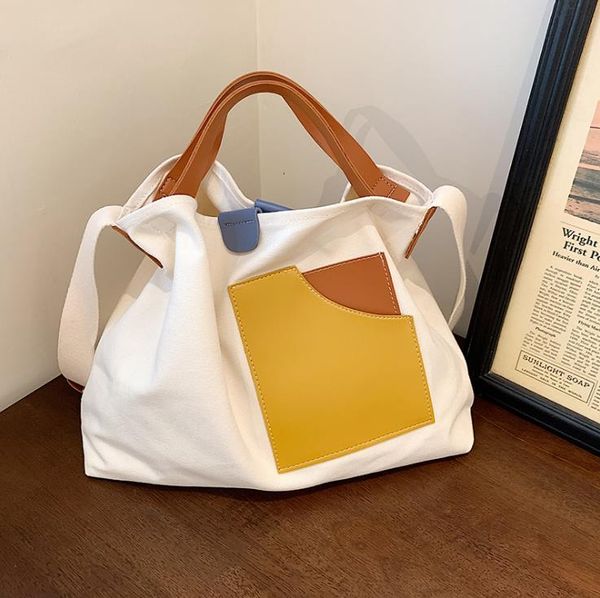 shoulder bags korean niche design contrast stitching canvas women's bag portable wild casual messenger
shoulder bags korean niche design contrast stitching canvas women's bag portable wild casual messenger