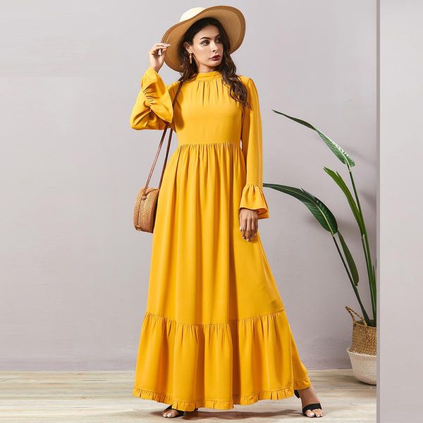 ramadan yellow abaya dubai islam turkey hijab muslim maxi dress turkish dresses islamic clothing abayas for women kaftan caftan, Red
ramadan yellow abaya dubai islam turkey hijab muslim maxi dress turkish dresses islamic clothing abayas for women kaftan caftan, Red