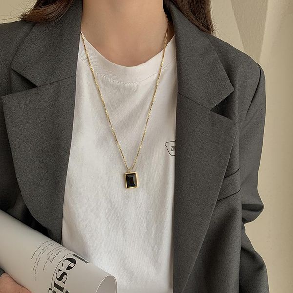 pendant necklaces necklace women's light luxury niche sweater chain long design sense autumn titanium steel winter high-end simple, Silver
pendant necklaces necklace women's light luxury niche sweater chain long design sense autumn titanium steel winter high-end simple, Silver