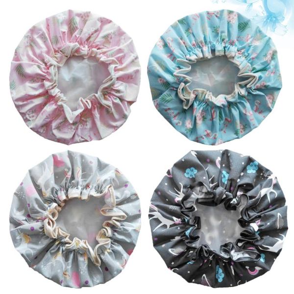 shower caps 4pcs useful durable water-proof oil-proof kitchen bathroom reusable bathing (black, grey, pink, blue)
shower caps 4pcs useful durable water-proof oil-proof kitchen bathroom reusable bathing (black, grey, pink, blue)