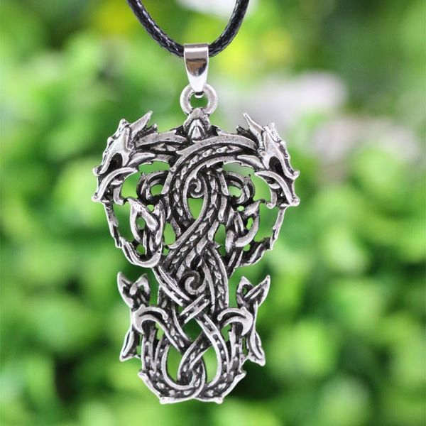 pendant necklaces 10pcs viking necklace nordic the ringerike double dragon scandinavian norse jewelry taliman, Silver
pendant necklaces 10pcs viking necklace nordic the ringerike double dragon scandinavian norse jewelry taliman, Silver