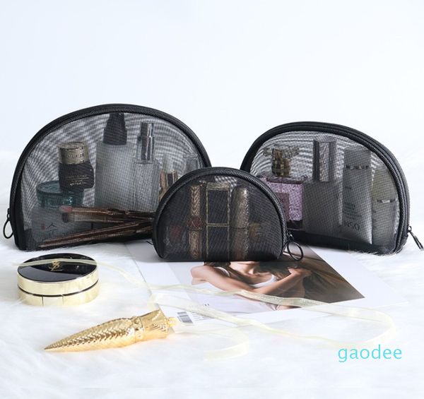 fashion black gauze makeup bag visible mesh yarn cosmetics bag organizer s/m/l or 3 pieces a set
fashion black gauze makeup bag visible mesh yarn cosmetics bag organizer s/m/l or 3 pieces a set