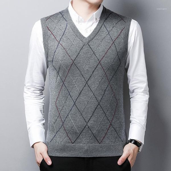 men's vests mens brand knit tank jumpers basic sweater pullover sleeveless 23% wool casual autumn winter crossed stripes v neck a081210, Black;white
men's vests mens brand knit tank jumpers basic sweater pullover sleeveless 23% wool casual autumn winter crossed stripes v neck a081210, Black;white