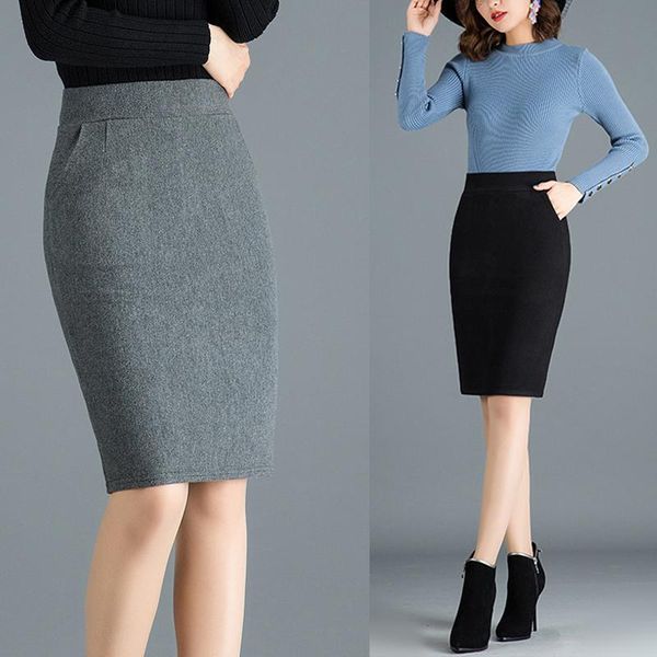 skirts winter fall office lady woman high waisted stretch grey black wool skirt , autumn female women slim elastic 3xl woolen
skirts winter fall office lady woman high waisted stretch grey black wool skirt , autumn female women slim elastic 3xl woolen