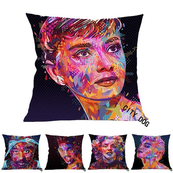 cushion/decorative pillow famous stars in europe and america gorgeous color art portraits home decorative sofa square linen cushion cover
cushion/decorative pillow famous stars in europe and america gorgeous color art portraits home decorative sofa square linen cushion cover