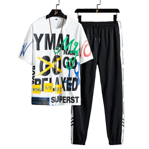 summer short sleeve t-shirt personalized printing suit cloth sports s two-piece t-shirt men's wear, Gray
summer short sleeve t-shirt personalized printing suit cloth sports s two-piece t-shirt men's wear, Gray