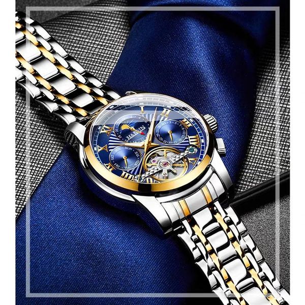 wristwatches 2021 haiqin men's mechanical watches luxury watch men tourbillon automatic wrist for waterproof relogio masculino, Slivery;brown
wristwatches 2021 haiqin men's mechanical watches luxury watch men tourbillon automatic wrist for waterproof relogio masculino, Slivery;brown