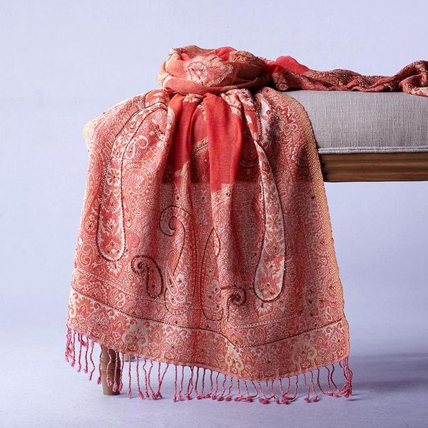scarves bohemia handmade orange beaded sequins wool scarf shawl pashmina size:70*190cm(dry cleaning), Blue;gray
scarves bohemia handmade orange beaded sequins wool scarf shawl pashmina size:70*190cm(dry cleaning), Blue;gray