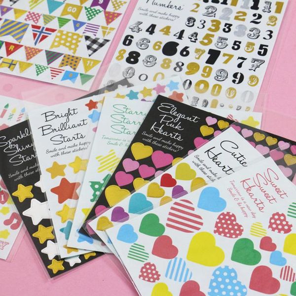 gift wrap colorful cute diy stickers for journaling lovely adhesive stars, heart, notebook diary scrapbook decorative label
gift wrap colorful cute diy stickers for journaling lovely adhesive stars, heart, notebook diary scrapbook decorative label