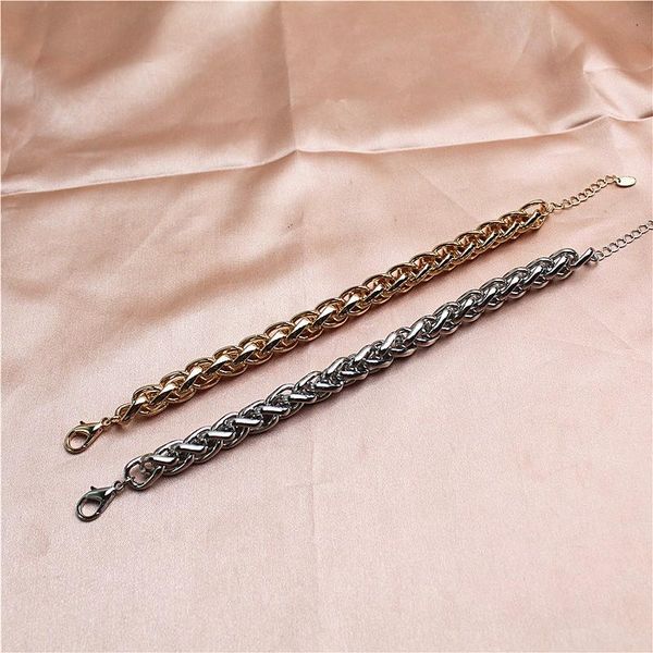 bangle european and american style metal chain bracelet simple temperament personality, Black
bangle european and american style metal chain bracelet simple temperament personality, Black