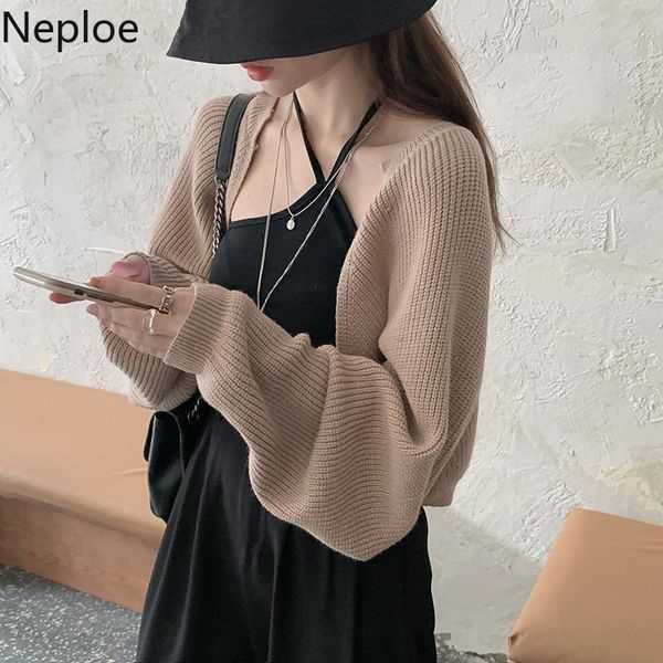 women's knits & tees neploe fashion korean loose lantern sleeve sweater cardigan women 2021 autumn crop casual streetwear knitted jack, White
women's knits & tees neploe fashion korean loose lantern sleeve sweater cardigan women 2021 autumn crop casual streetwear knitted jack, White