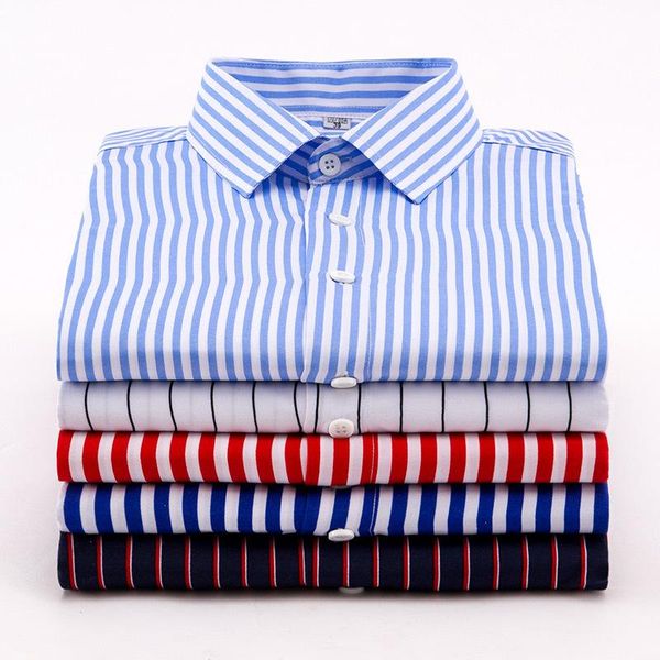 summer short sleeve men's shirt stripe half korean slim youth thin casual shirts, White;black
summer short sleeve men's shirt stripe half korean slim youth thin casual shirts, White;black