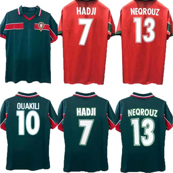 1998 morocco retro soccer jersey 98 99 maroc hadji bassir ouakili neqrouz camisetas de futbol abrami vintage classic old football shirt, Black;yellow
1998 morocco retro soccer jersey 98 99 maroc hadji bassir ouakili neqrouz camisetas de futbol abrami vintage classic old football shirt, Black;yellow