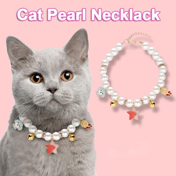 cat collars & leads collar pet accessories cute hand woven adjustable imitation pearl cats necklace bell fashion for female
cat collars & leads collar pet accessories cute hand woven adjustable imitation pearl cats necklace bell fashion for female