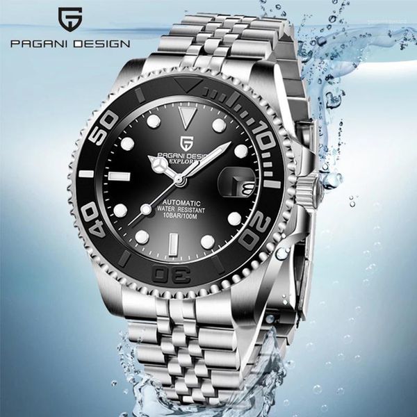 stainless steel automatic watch brand waterproof men mechanical wristwatches sapphire glass luxury men's, Slivery;brown
stainless steel automatic watch brand waterproof men mechanical wristwatches sapphire glass luxury men's, Slivery;brown