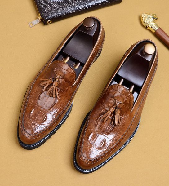 handmade formal shoes men wedding office male dress shoe genuine calf leather men oxford crocodile shoe eu 46, Black
handmade formal shoes men wedding office male dress shoe genuine calf leather men oxford crocodile shoe eu 46, Black