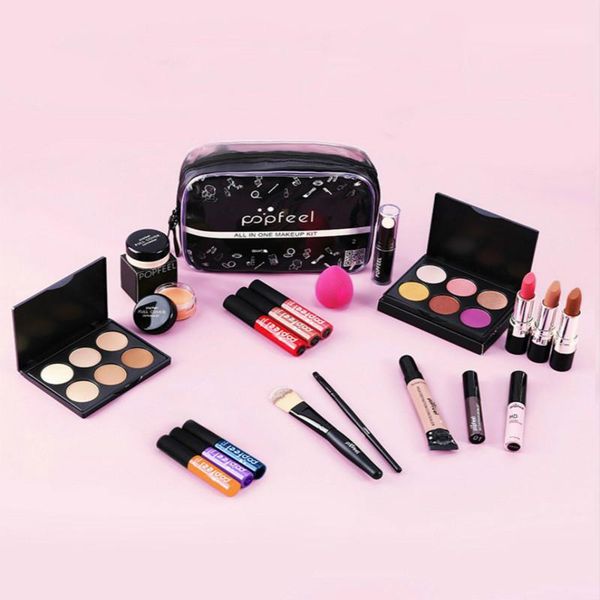 makeup eye shadow concealer powder lip gloss make up brush lipstick eyeshadow palette with bag full starter kit1
makeup eye shadow concealer powder lip gloss make up brush lipstick eyeshadow palette with bag full starter kit1
