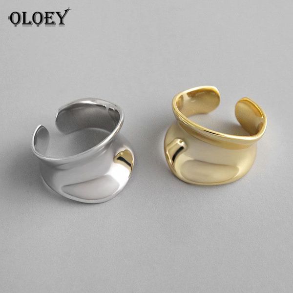 cluster rings oloey 100% genuine 925 sterling silver irregular arc concave 15mm wide opening for women ladies jewelry bague femme ymr785, Golden;silver
cluster rings oloey 100% genuine 925 sterling silver irregular arc concave 15mm wide opening for women ladies jewelry bague femme ymr785, Golden;silver