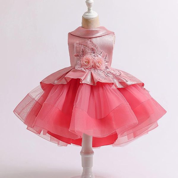 girl's dresses elegant flowers girls holiday party prom kids princess birthday baptism dress performance show easter, Red;yellow
girl's dresses elegant flowers girls holiday party prom kids princess birthday baptism dress performance show easter, Red;yellow