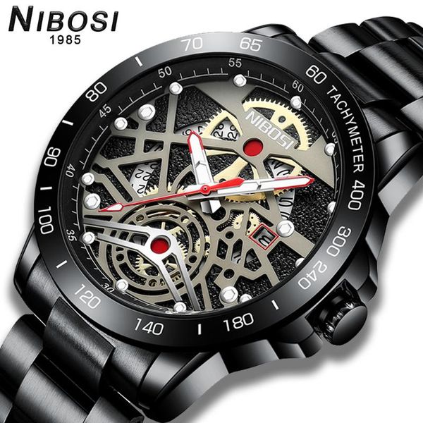wristwatches nibosi 2021 fashion men's watches hollow-carved design quartz wrist watch for men waterproof sport clocks relogio masculin, Slivery;brown
wristwatches nibosi 2021 fashion men's watches hollow-carved design quartz wrist watch for men waterproof sport clocks relogio masculin, Slivery;brown