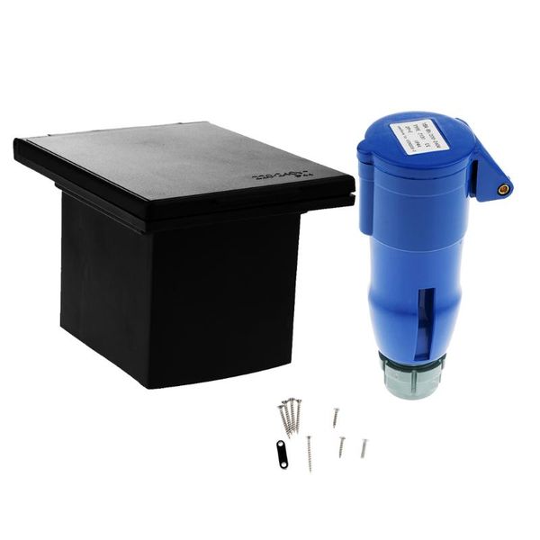 parts rv camper 220-240v 16a external flush hook up plug & socket set waterproof for caravan motorhome trailer truck yacht baot marine
parts rv camper 220-240v 16a external flush hook up plug & socket set waterproof for caravan motorhome trailer truck yacht baot marine
