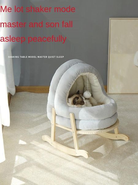 cat nest summer cool mongolian bag semi-enclosed dog house cradle pet shaker beds & furniture 
cat nest summer cool mongolian bag semi-enclosed dog house cradle pet shaker beds & furniture