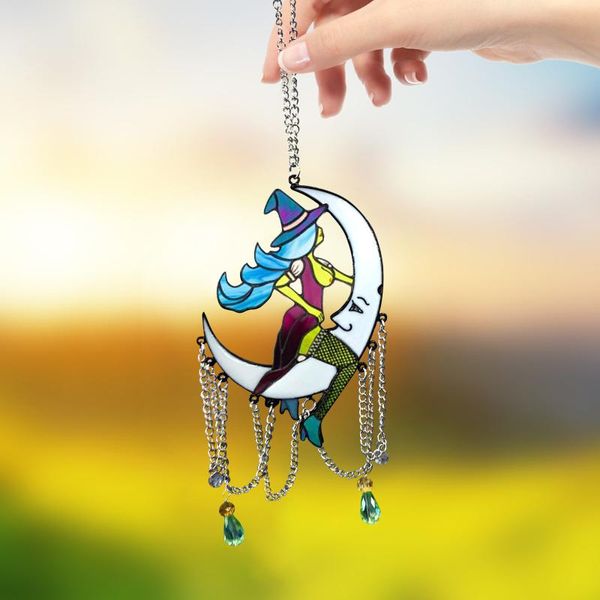 decorative objects & figurines witch on moon ornament stained glass door window hangings decoration home garden outdoor decoración de patio
decorative objects & figurines witch on moon ornament stained glass door window hangings decoration home garden outdoor decoración de patio