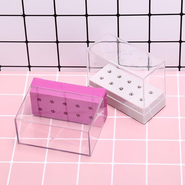 nail art equipment 1 set 10 hole for electric grinding head display case drill bits organizer box holder manicure storage container, Silver
nail art equipment 1 set 10 hole for electric grinding head display case drill bits organizer box holder manicure storage container, Silver