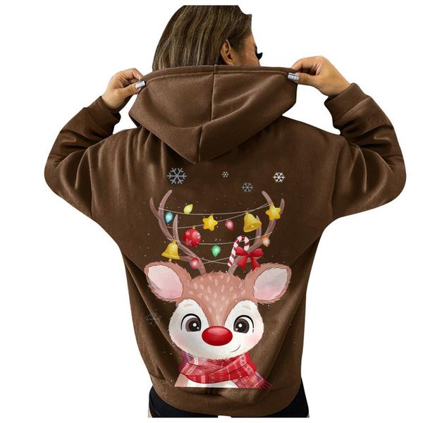 women's hoodies & sweatshirts fashion hooded sweatshirt loose christmas print long sleeve casual cotton pullover sudaderas con capucha, Black
women's hoodies & sweatshirts fashion hooded sweatshirt loose christmas print long sleeve casual cotton pullover sudaderas con capucha, Black
