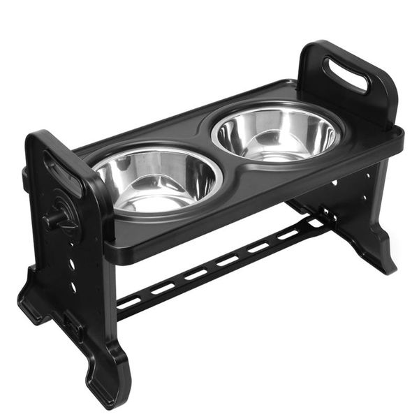 anti-slip elevated double dog bowls adjustable height pet feeding dish stainless steel foldable puppy cat water feeder d7yb & feeders
anti-slip elevated double dog bowls adjustable height pet feeding dish stainless steel foldable puppy cat water feeder d7yb & feeders