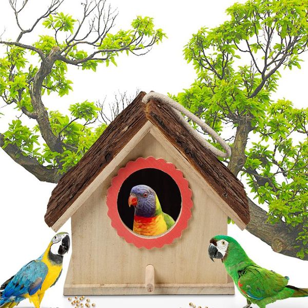 bird cages parrot wooden nest hanging breeding box cave cage house standing decoration garden ornament pet supplies
bird cages parrot wooden nest hanging breeding box cave cage house standing decoration garden ornament pet supplies