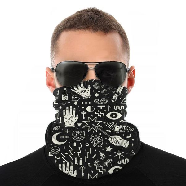 scarves witchcraft black magic scarf half face mask men women halloween tube balaclava bandanas versatility headband biking hiking, Blue;gray
scarves witchcraft black magic scarf half face mask men women halloween tube balaclava bandanas versatility headband biking hiking, Blue;gray